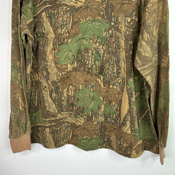 Vintage Ace Sportswear Camo Long Sleeve Shirt Size XL - Picture 6 of 8